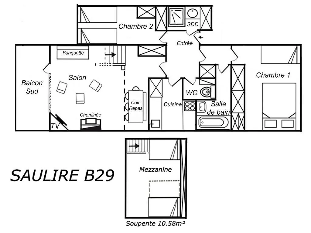 Residence Saulire Meribel Apartment